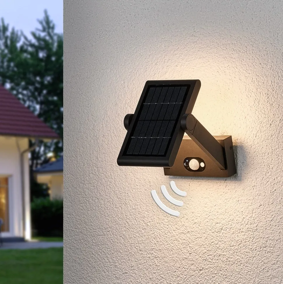 Solcelledrevet vegghengt LED-utelampe Valerian