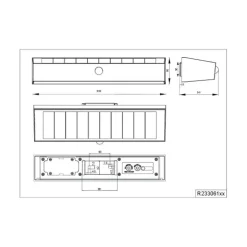 Solcelledrevet vegglampe Silves, svart, sensor, IP44