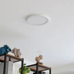 Solvie LED-taklampe, hvit, rund, Ø 30 cm