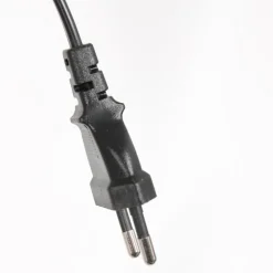 Stang gulvlampe, LED-leselampe, svart/naturlig flettverk