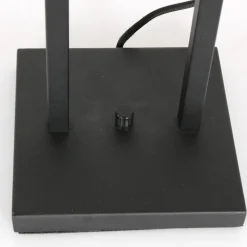 Stang 3703ZW bordlampe, svart/naturlig flettverk