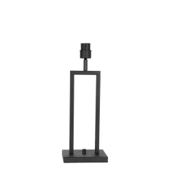 Stang 3703ZW bordlampe, svart/naturlig flettverk