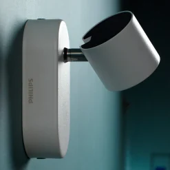 Star LED vegglampe, stillbar, hvit