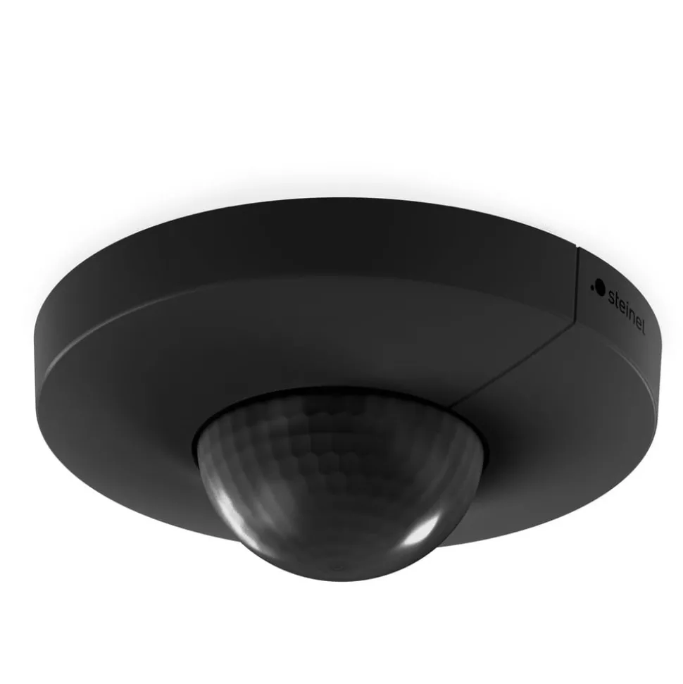 STEINEL IS 3360 40m COM1 innfelt sensor svart rund