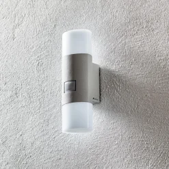 STEINEL L 910 SC utendørs vegglampe, sensor, sølv