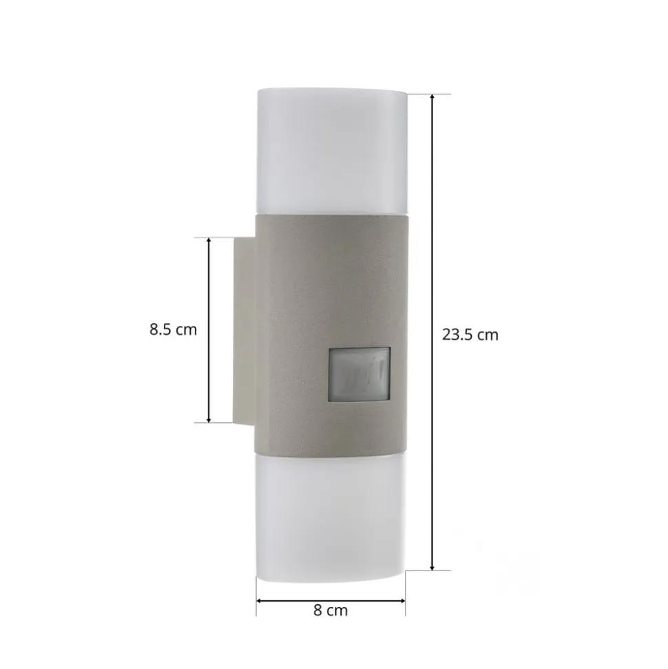 STEINEL L 910 SC utendørs vegglampe, sensor, sølv