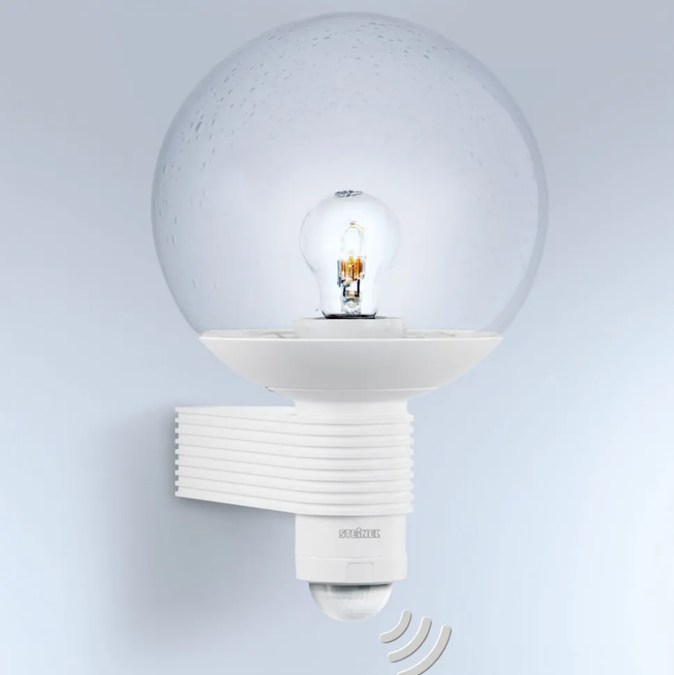 STEINEL utendørs vegglampe L 400 S, hvit