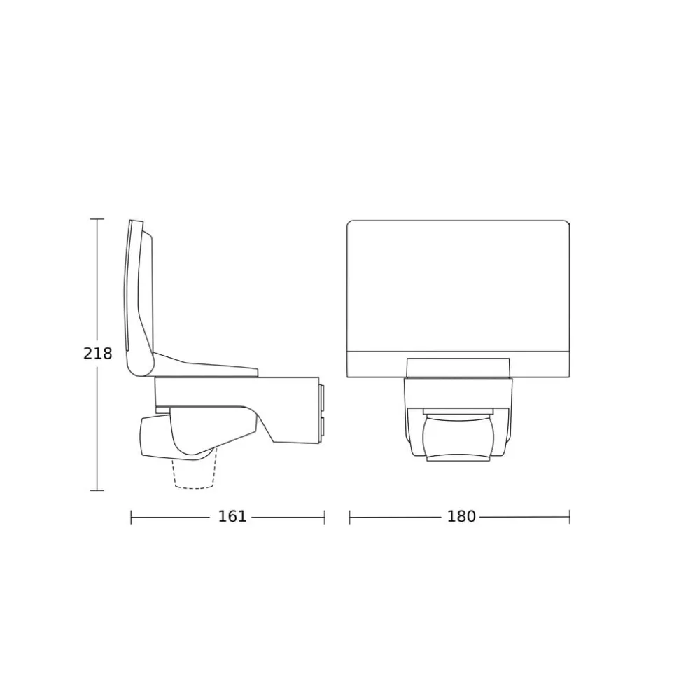 STEINEL XLED Home 2 S utespot med sensor, svart