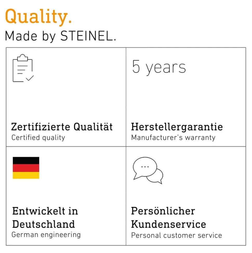 STEINEL XLED Home 2 S utespot med sensor, svart