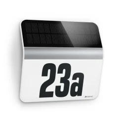 STEINEL XSolar LH-N LED-husnummerlampe, stål