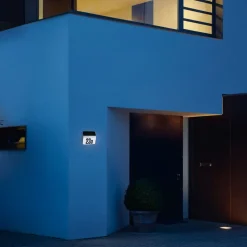 STEINEL XSolar LH-N LED-husnummerlampe, stål