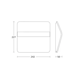 STEINEL XSolar LH-N LED-husnummerlampe, stål