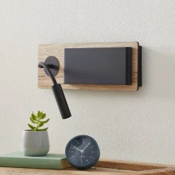 Stemningsfull vegglampe, indirekte lys med leselampe