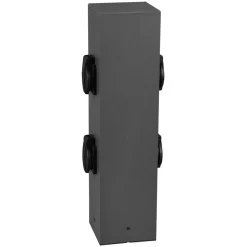 Stikkontaktstolpepullert for utvendig stikkontakt, 4-veis