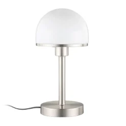 Stilig bordlampe Jolie med glasskjerm