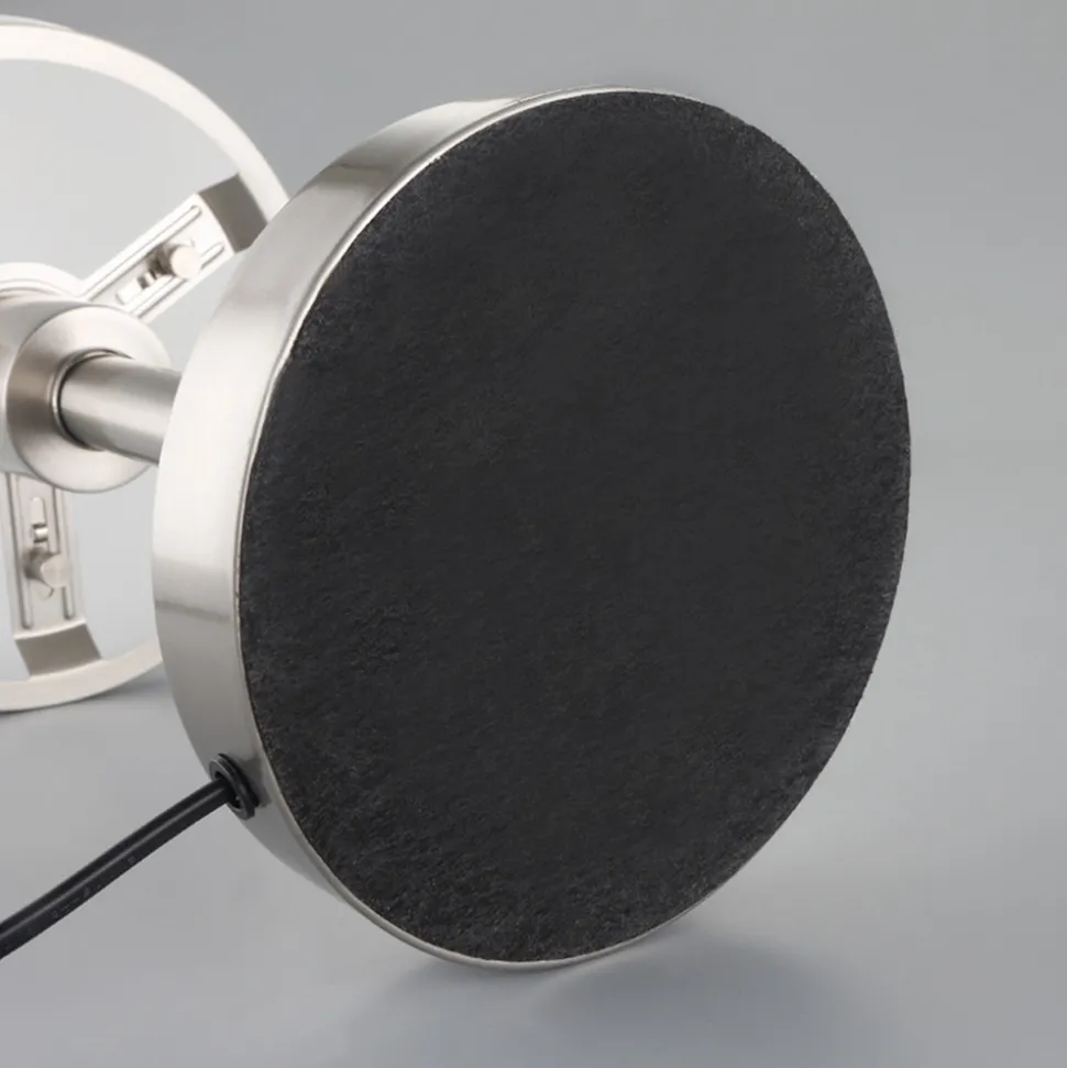 Stilig bordlampe Jolie med glasskjerm