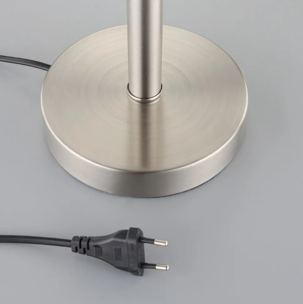 Stilig bordlampe Jolie med glasskjerm