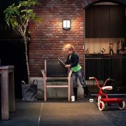 Stock - LED-utevegglys med sensor