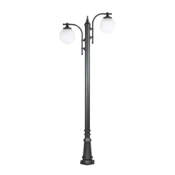 Stolpelampe Madeira 2-lys antrasitt