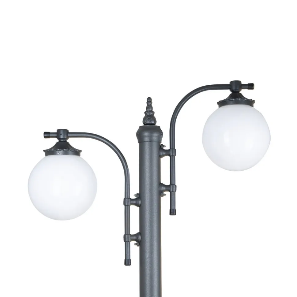 Stolpelampe Madeira 2-lys antrasitt