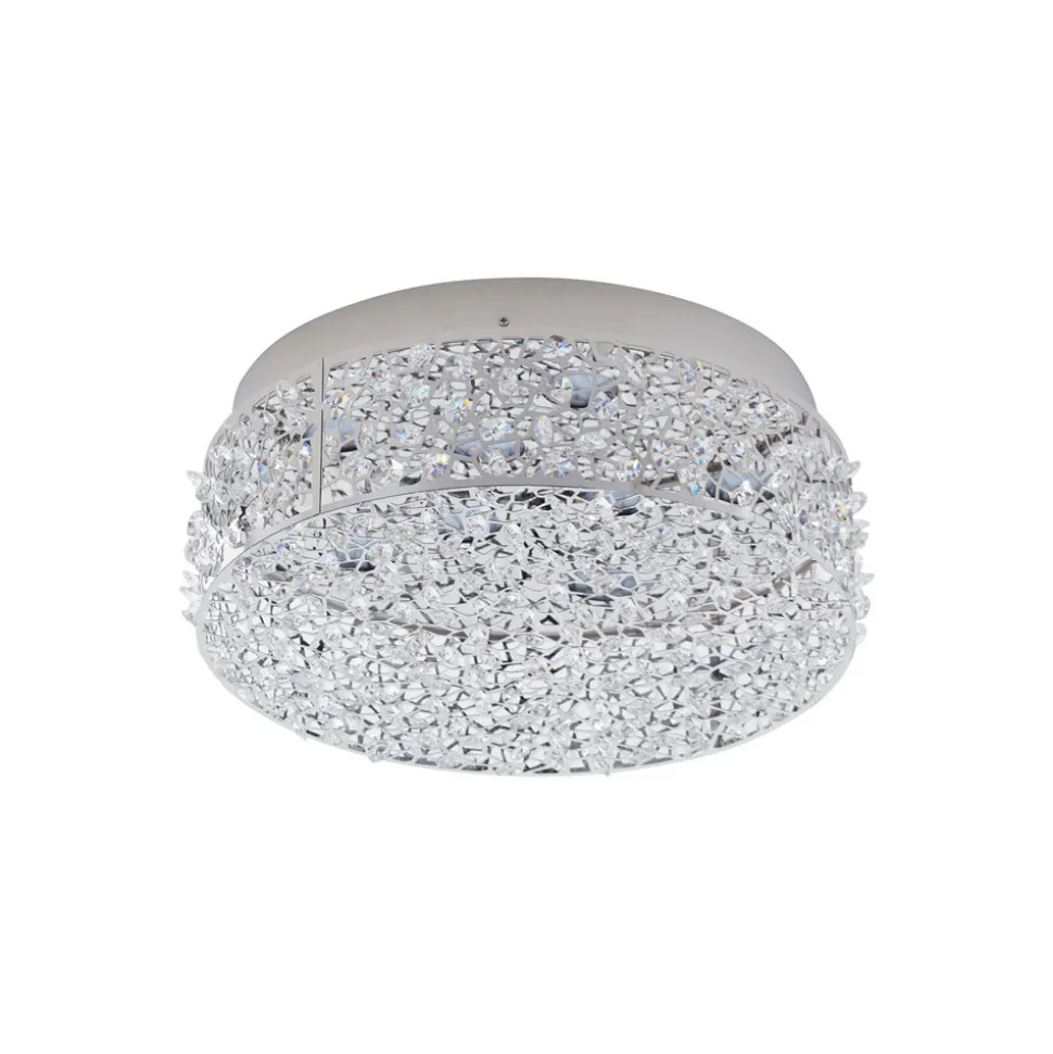 Strålende LED-taklampe Felias, rund form