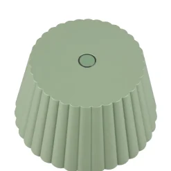 Suarez LED oppladbar gulvlampe, grønn, høyde 123 cm, metall