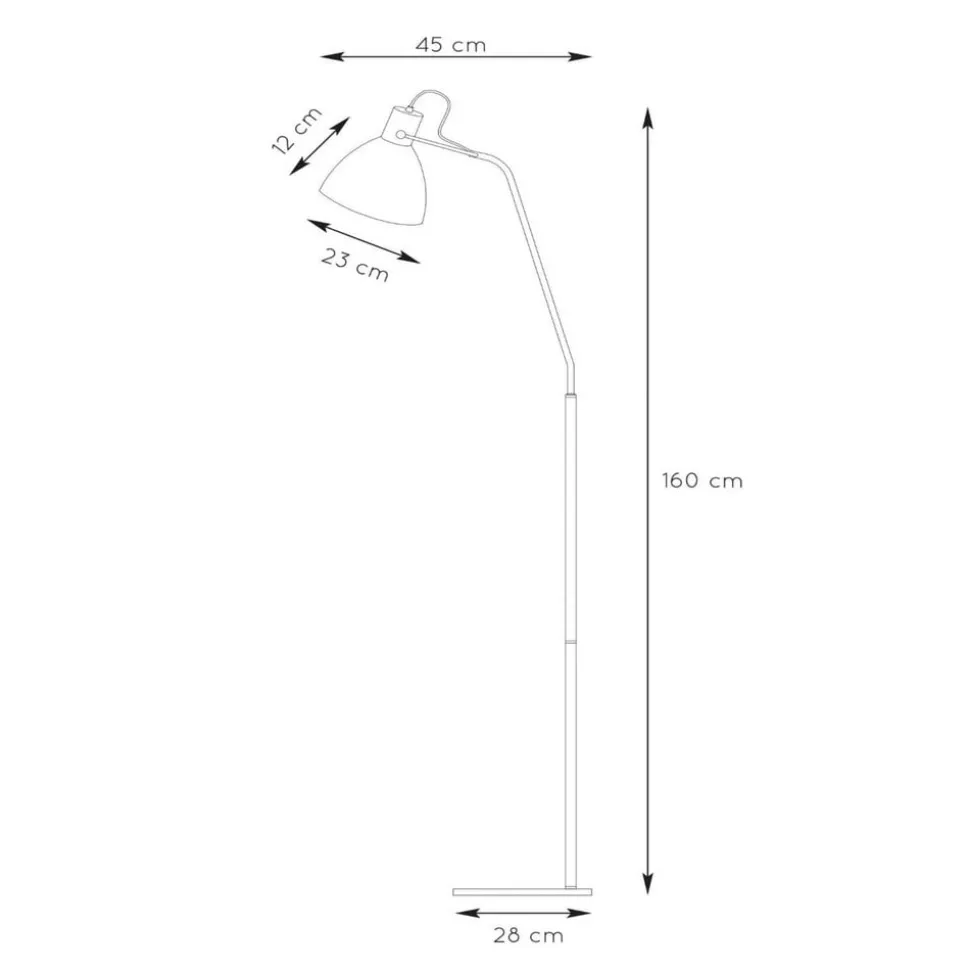 Sublime gulvlampe Shadi