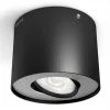 Svart LED-downlight Phase
