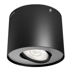 Svart LED-downlight Phase