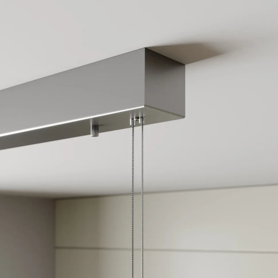 Svart LED-hengelampe Lio med gulldekor