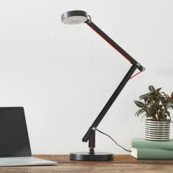 Svart LED-multifunksonslampe Amsterdam