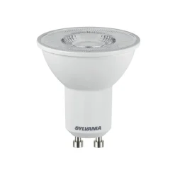 Sylvania LED-reflektorpære GU10 7W 3000K 110° 580 lm hvit