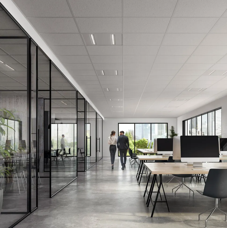 Sylvania Opticlip panel 625 4 000 K C8 WH CC hvit