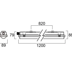Sylvania Resisto fuktbestandig 1200 IP66 4000K 20W