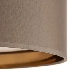 Taklampe Bilbao, grå/gull, Ø 45 cm