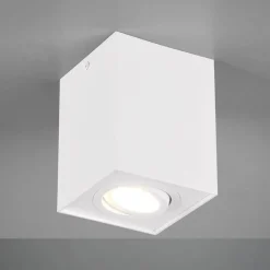 Taklampe Biscuit, 1 lyskilde, hvit