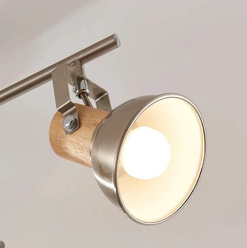 Taklampe Dennis med tre, 3 lyskilder, avlang