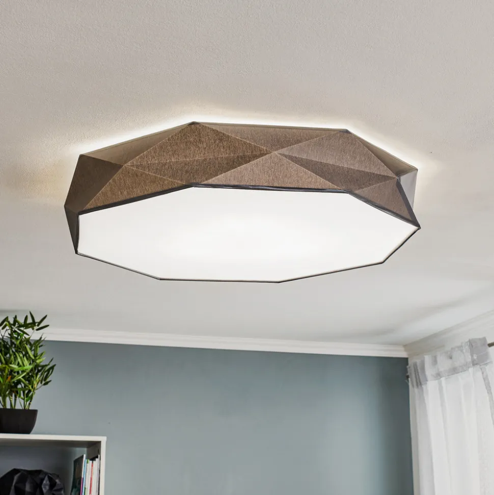 Taklampe Kantoor New, Ø 88 cm, grå