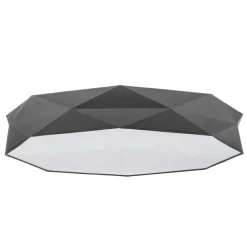 Taklampe Kantoor New, Ø 88 cm, grå