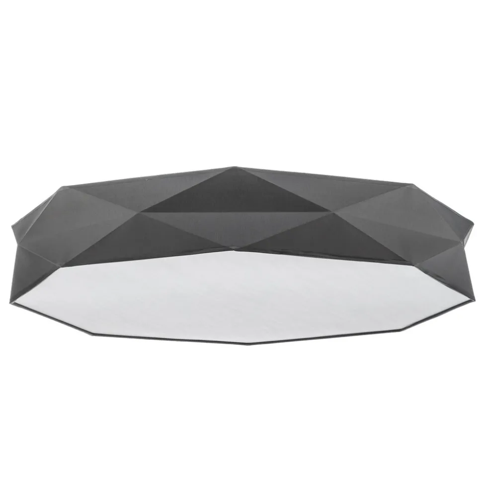 Taklampe Kantoor New, Ø 88 cm, grå