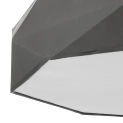 Taklampe Kantoor New, Ø 88 cm, grå