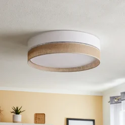 Taklampe Linobianco, Ø 60 cm