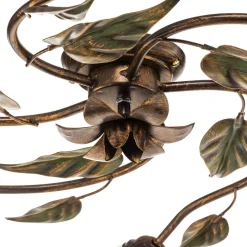 Taklampe Miranda med 5 lyskilder, bronse