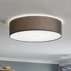 Taklampe Rondo, grå Ø 45 cm
