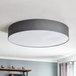 Taklampe Rondo, grå Ø 80 cm