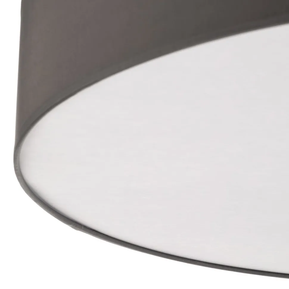 Taklampe Rondo, grå Ø 80 cm