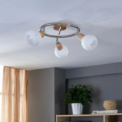 Taklampe Svenka, 3 lyskilder, sirkel