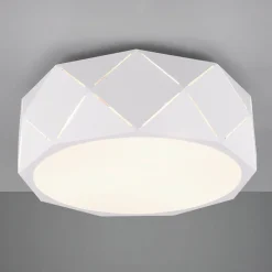 Taklampe Zandor med hvit skjerm