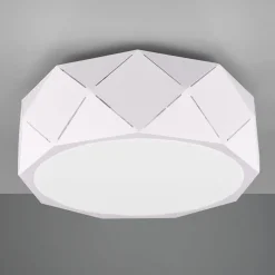 Taklampe Zandor med hvit skjerm