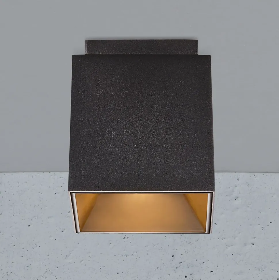 Takspot Ethan, 1 lyskilde, svart